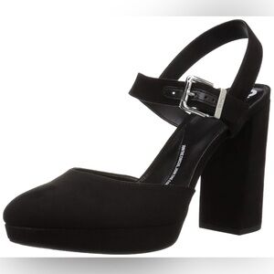 Circus Sam Edelman Daniela black microsuede closed toe pump heels